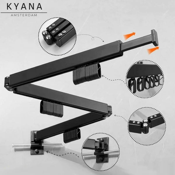 Retractable Clothes Drying Rack | Super Convenient & Space Saving!